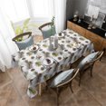 thumbnail image 2 of Falling Flowers Illustration Round Tablecloths for Dining Table Waterproof Table Cover for Kitchen Living Room, 2 of 6