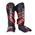 thumbnail image 4 of Espinilleras de Muay Thai Cola Kickboxing Boxeo Equipo Karate L Rojo negro, 4 of 8