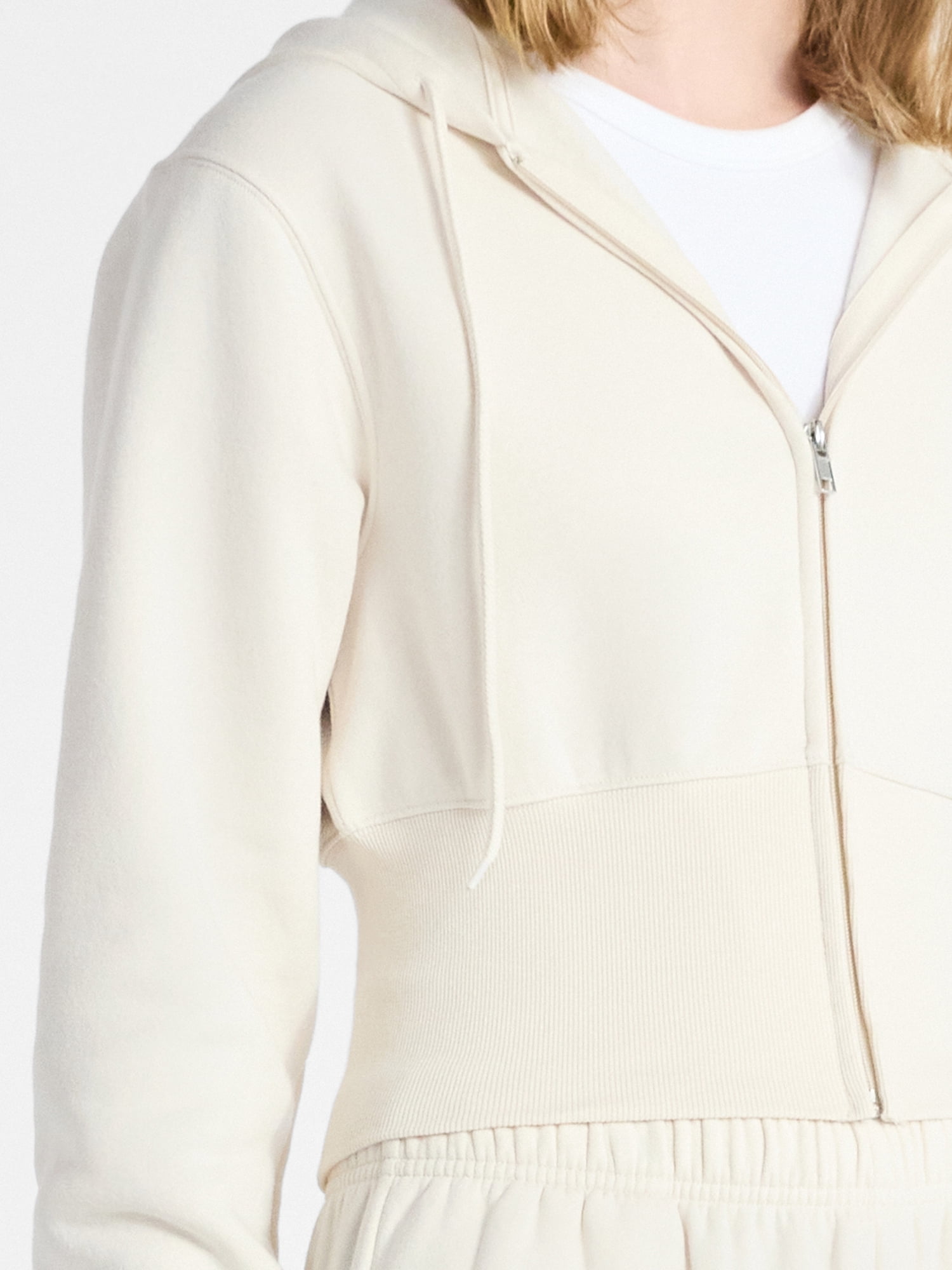 No Boundaries Fleece Zip Hoodie, Women's