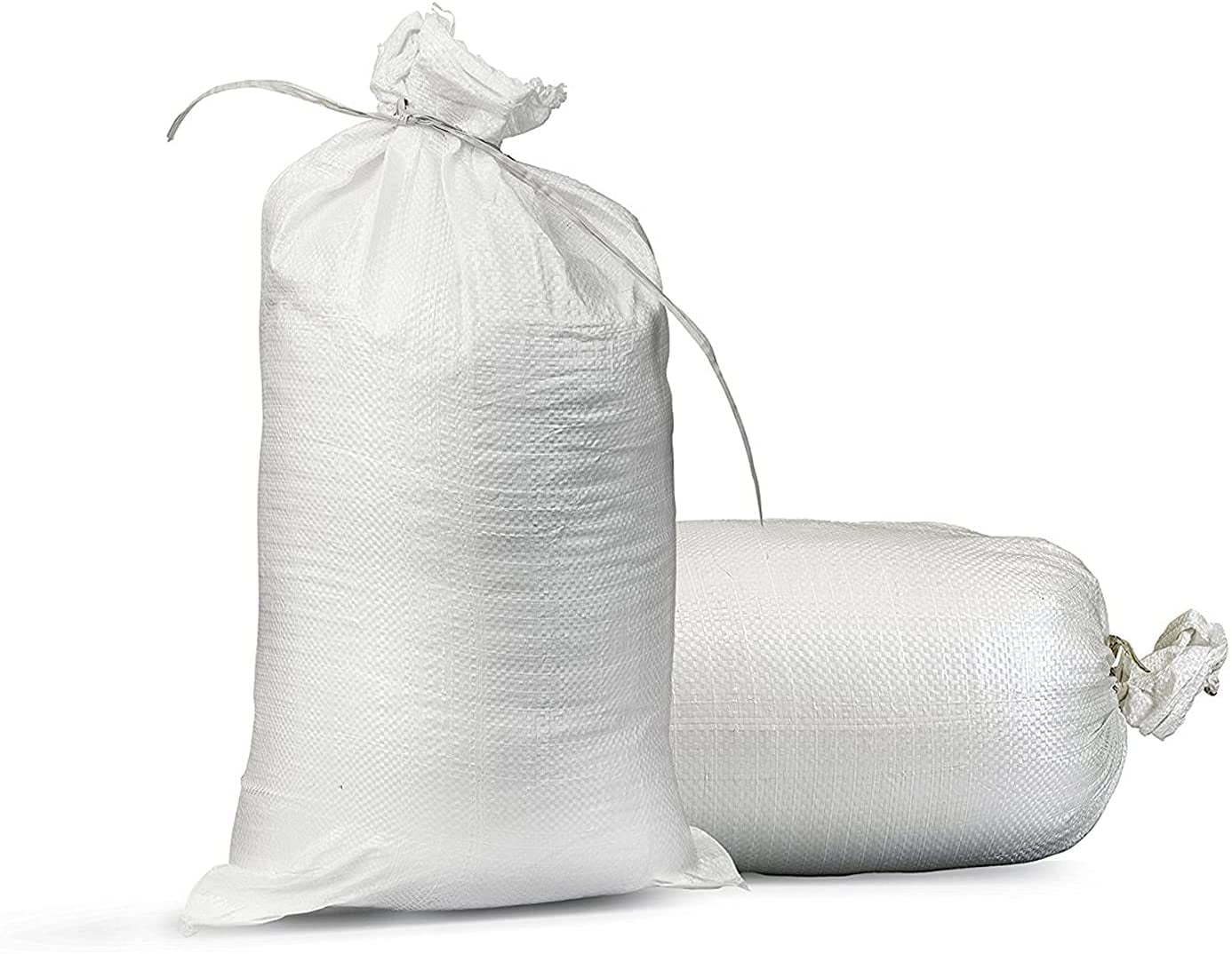 Flood Water Barrier Tent Sandbags Store Bags w/Ties Polypropylene Black 20-Pack Water Curb Sandbags for Flooding,Sand Bag 