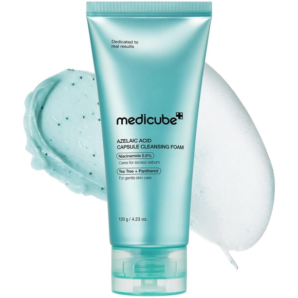 Limpiador facial medicube en forma de cápsula de ácido azelaico, 125 ml