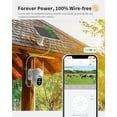 thumbnail image 4 of 4G LTE Cellular Security Camera Includes SIM Card(Support Verizon/AT&T/T-Mobile), 2K Solar Outdoor Cam Wireless Without WiFi Needed, 360° Live View, Color Night Vision, 4 of 4
