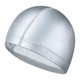 thumbnail image 1 of Gorro de natación, protección para las orejas grande, gorro de PU para cabello largo, gorro de natación de entrenamiento para adultos, plateado, 1 of 6