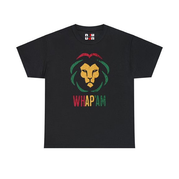 DJH Apparel | Jamaican Lion Whap'em Inspirational Cultural Unisex T-Shirt