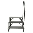 thumbnail image 4 of 3-Step Steel Non-Slip RV Steps Hot Tub Steps with Handrail, 4 of 9