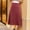 Red, variant on Aueoeo Maxi Skirts for Women Stain High Elastic Waist Casual Skirt Comfy Flare A-Line Long Skirt Elegant Daily Work Skirts