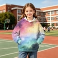 thumbnail image 6 of Enjoytime Hoodies for Girls Printed Long Sleeve Pullover Sweatshirt Fall Winter Fashion Casual Kids Clothes with Pocket, 6 of 7