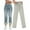 a#189Grey873, variant on CAIVO Women's Fuzzy Jeans Women High Waisted Straight Leg Jeans Winter Fuzzy Jean Pants Trousers Solid Color Daily Slacks Stylish