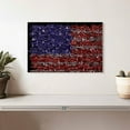 thumbnail image 2 of Elephant Stock Ammunition Usa Flag Wall Art - Horizontal Canvas Wall Art - Living Room Wall Decor - Flags Canvas - Black And Brown Decor - 12" x 8", 2 of 4