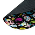 thumbnail image 3 of WIRESTER 7.88 in Round Mouse Pad with Non-Slip Rubber Base for Computers, Laptop, Office & Home - Colorful Sugar Skulls, 3 of 5