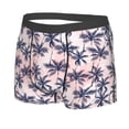 thumbnail image 2 of Wukai Tropics Palm Trees Print Men’s Underwear Breathable Boxer Briefs,&nbsp;Moisture Wicking & Breathable-, 2 of 7