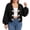Black, variant on Cardigan Womens Sweaters V Neck Cable Knit Balloon Sleeve Long Sleeve Fall Winter Toggle Buttons Cardigans Pink 2XL