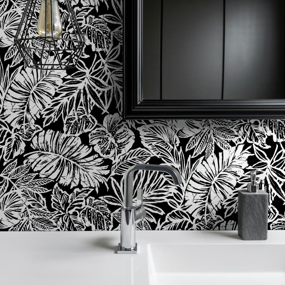 Tropical Leaf Peel and Stick Wallpaper