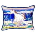 thumbnail image 3 of Betsy Drake Horse & Surf Small Indoor/Outdoor Pillow 11x14, 3 of 3