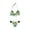 Green - citr, variant on Raisins Womens Kara Fringe 2 Piece Bikini, Green, Small