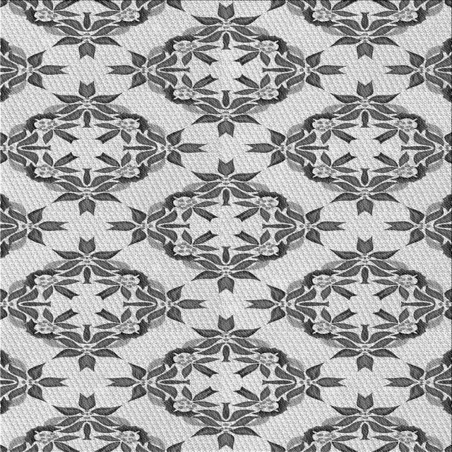 Ahgly Company Tapis d'Intérieur Lavable en Machine Carré Gris Dimmable, 6 Pieds Carré