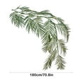 thumbnail image 6 of Lighted Palm Garland Timer 6FT 120 LED Fairy Lights Battery Operated or USB Plug in, Artificial Greenery Vine with Lights for Summer Christmas Table Fireplace Mantle Decor, 6 of 6