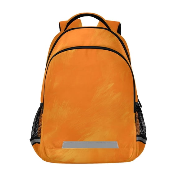 ALAZA Orange Oil Pattern Backpack Elementary School Bag Bookbag Travel Rucksack