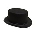thumbnail image 2 of Sombrero de copa de fieltro negro jinwen Accesorio de disfraz de Halloween, 2 of 8