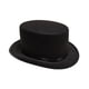 thumbnail image 2 of Gorra de fiesta formal Yuyangstore Sombrero de copa de fieltro negro Accesorio de disfraz de Halloween M, 2 of 8