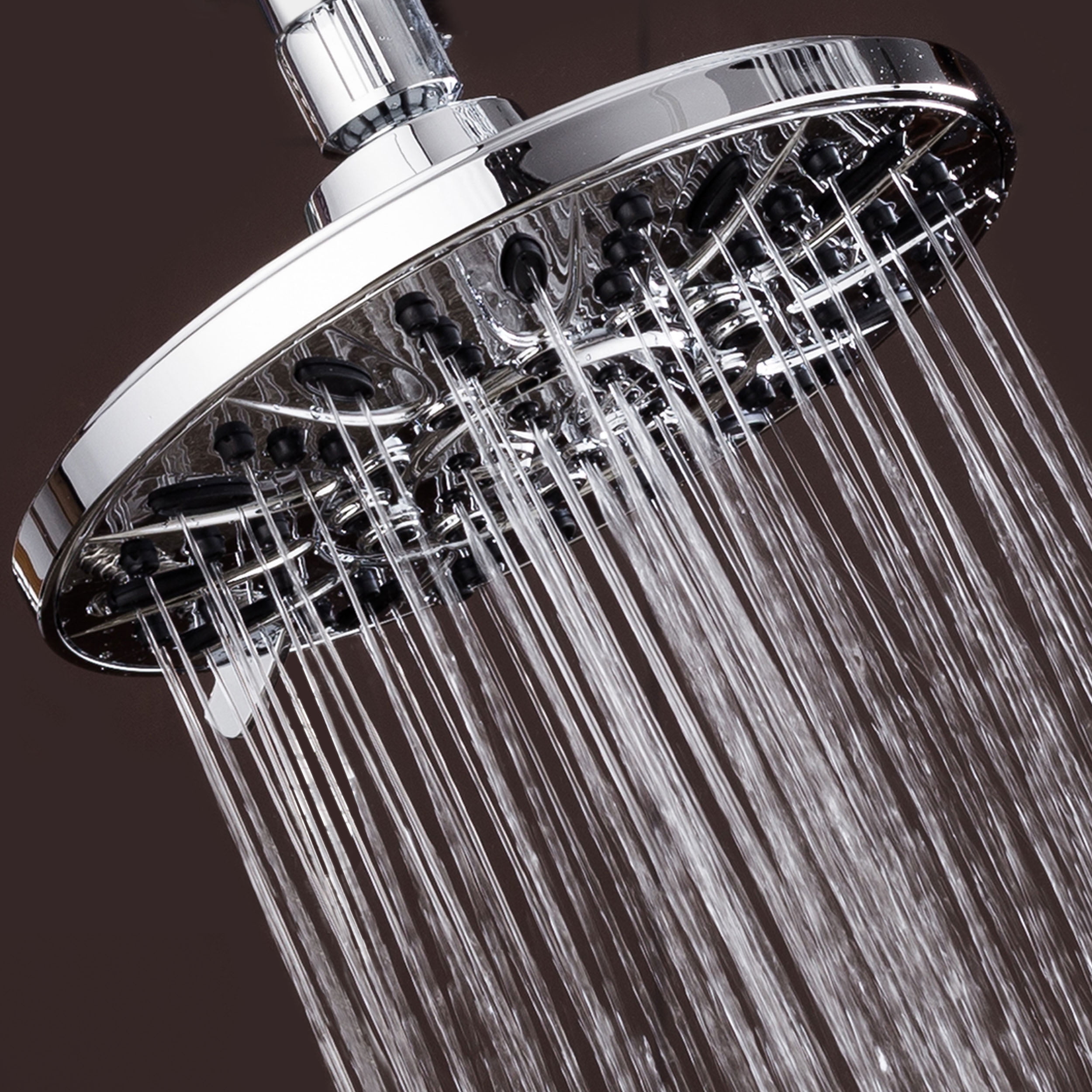 Details about   20" Luxury Bathroom Shower Set Head 6 Rainfall Massage Jets Spray 