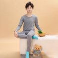 thumbnail image 5 of Boys Pajamas Set Children's Thermal Underwear Set Wool Silk Boys Girls Thick Long Pajamas Kid Pajamas Girls Sleepwears for Girls Boys 12-13 Years, 5 of 5