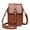 Style B- Brown, variant on Small Crossbody Bag for Women PU Leather Vintage Cell Phone Purse Wallet Lightweight Flap Shoulder Bag Satchel Handbags with Adjustable Strap, Green
