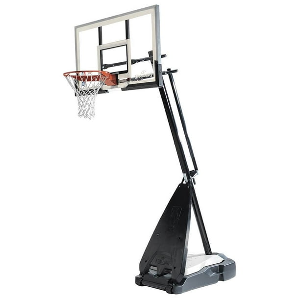 Spalding 71562 60 In. Acrylic Portable Ultimate Hybrid Base Basketball ...