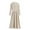 Beige Dress for Women, variant on HAPIMO Women's Knee Length A Line Knitted Basic Dress Solid Color Long Sleeve High Neck Elegant Casual Trendy Spring Beige Free Size