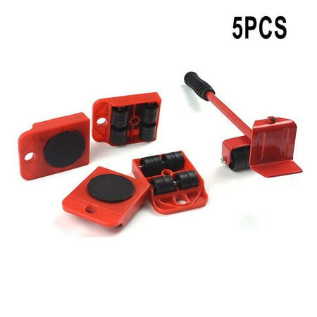 

BAMILL 5 Pack Mover Tool Set Furniture Lifter Durable Heavy Appliance Furniture Lifting