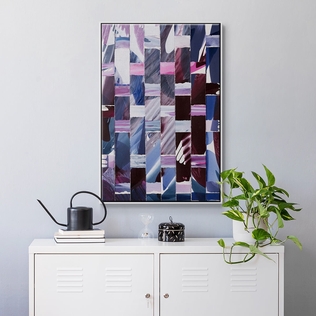 Dream Portals Framed Premium Gallery Wrapped Canvas - Ready to Hang - 25 x 37 - White Floating Frame