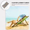 thumbnail image 2 of 1 Ensemble de Tissu de Remplacement pour Chaise de Jardin Pliante, Kit de Réparation, 2 of 8