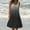 Black, variant on Lilgiuy Womens Holiday Summer Gradient Print Sleeveless Party Beach Dress