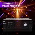 thumbnail image 4 of PYLE PRO PT3300 3000 Watt Rack Mountable Home Power Stereo LED PA DJ Amplifier, 4 of 4