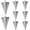 2oz-8pcs, variant on Fishing Weights Pyramid Sinkers Kit Bullet Fishing Weights Sinkers for Ocean Saltwater Surf Fishing Gear Tackle 1oz 2oz 3oz 4oz