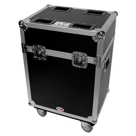 Flight Case w/ Wheels For (2) American DJ Focus Spot Three Z Wash Moving