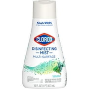 Clorox Disinfectant Mist Refill, Multi-Surface Spray, Eucalyptus Peppermint, 16 fl oz