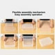 thumbnail image 5 of Transparent Shoe Box Folding Organizer Movable Flip Lid Shoe Cabinet Shoe Rack Floor Standing Shoe Box For Men, 5 of 6