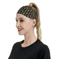 thumbnail image 3 of Daiia Skulls Gold Chains Dollar printed Men's Performance Headband,Sports Headbands,Moisture Wicking Workout Headband, 3 of 9