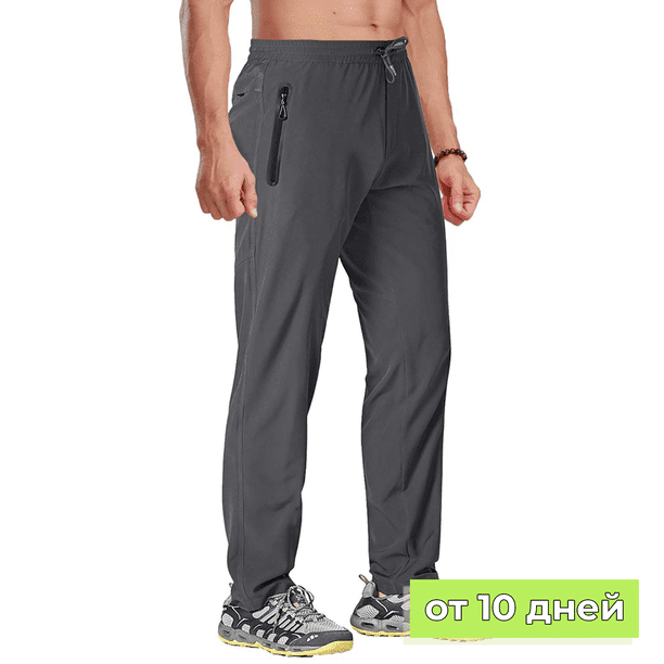 TACVASEN-Pantalones rectos de secado rápido para hombre, pantalones elásticos ligeros para correr, hacer senderismo, Yoga, Fitness, ejercicio, Joggers