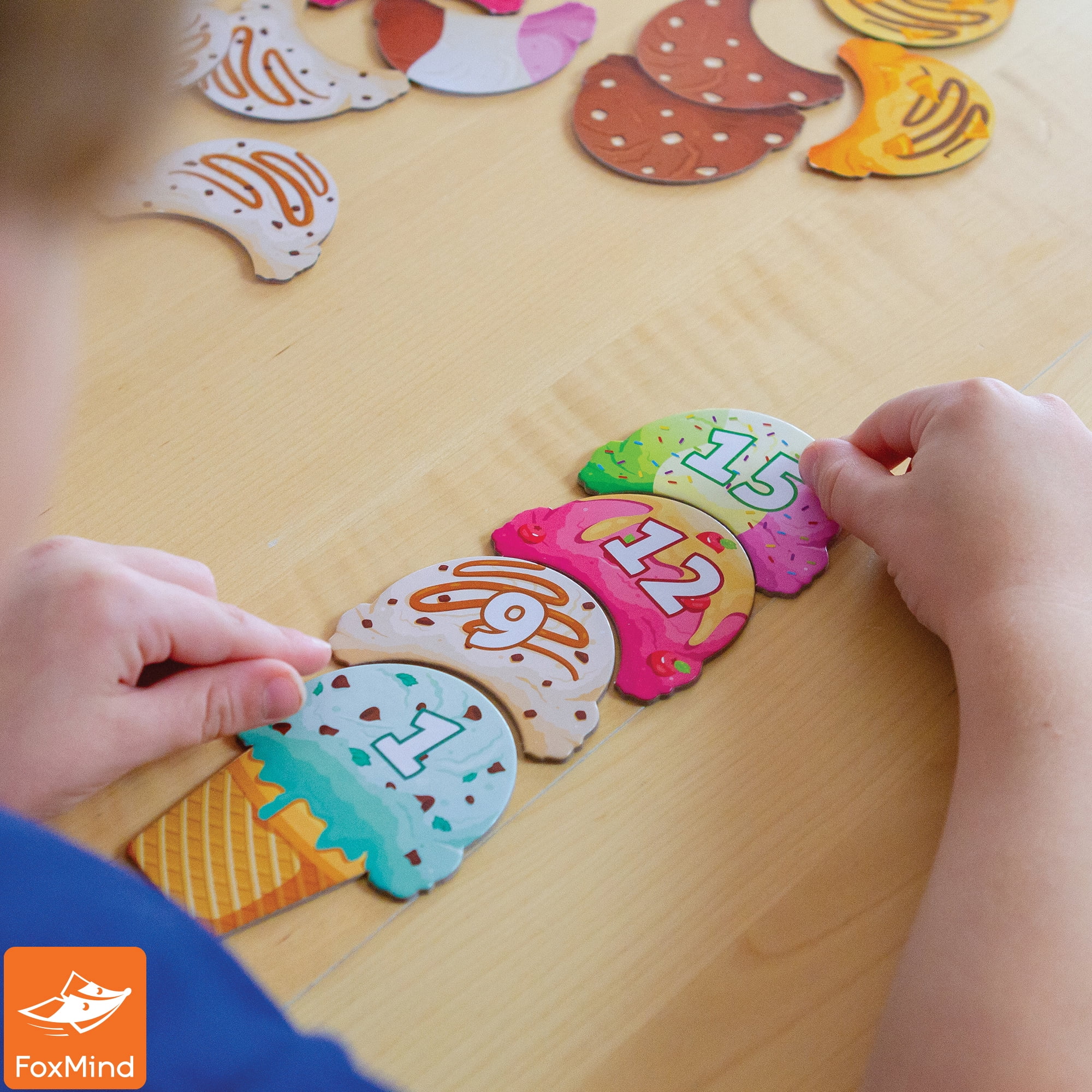 FoxMind Games: ConeZILLA – Learn Through Play with Ice Cream Scoops, Memory Board Games Category, Fun Educational Board Game for Kids, Family & Friends, First to 10 Scoops Wins, Ages 6 and Up.