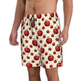 thumbnail image 2 of Naloa Fruit Apples Men's Beach Shorts, Surfing shorts, Swim trunks, Quick Dry Swim Trunks for Surfing Beach Fun - Small, 2 of 9