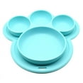 thumbnail image 2 of Kids Silicone Bear Paw Dinner Plate Feeding Bowls Tableware With Hanging Hole New Household Supplies, 2 of 2