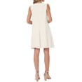 thumbnail image 3 of INSPIRE CHIC Women's Linen Dresses Summer Sleeveless Sundress Casual Loose Flowy Mini Tank Beach Dress with Pockets L Beige, 3 of 6