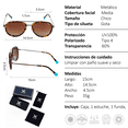 thumbnail image 5 of Lentes De Sol Xolek 141 Metalico Animal Print Uv Polarizado, 5 of 5