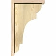 thumbnail image 3 of 6"W x 12"D x 20"H New Brighton Rough Sawn Corbel w/Backplate, Douglas Fir, 3 of 9