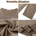 thumbnail image 5 of MOSHU 3 Pack T Shirts for Women Crew Neck Plus Size Women Shirts Long Sleeve Tees Casual Basic Fall Tops, 5 of 9