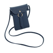 JOGZMZ Mini Crossbody Phone Bag for Women, Small Shoulder Purse with Adjustable Strap, Compact Organizer for Cards & Essentials Blue