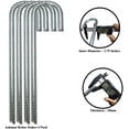 thumbnail image 6 of Ashmanonline Rebar Stake  Steel Anchor 12 inches Long, Ideal for Canopy Tents, Swing Sets. (4Pack), 6 of 8