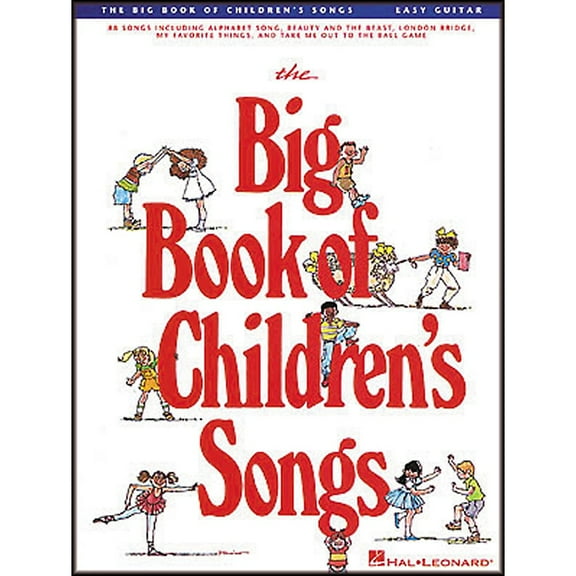 Hal Leonard The Big Book of Children's Songs Easy Guitar Tab Songbook